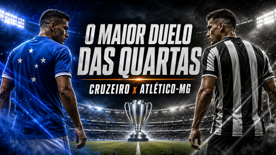 Cruzeiro x Atlético-MG reúne rivalidade, revanche e equilíbrio no principal duelo das quartas da Copa do Brasil