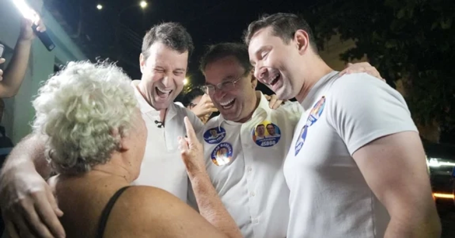Daniel, Lucas e Luciano mostram força política e arrastam multidão no Manoel Teles