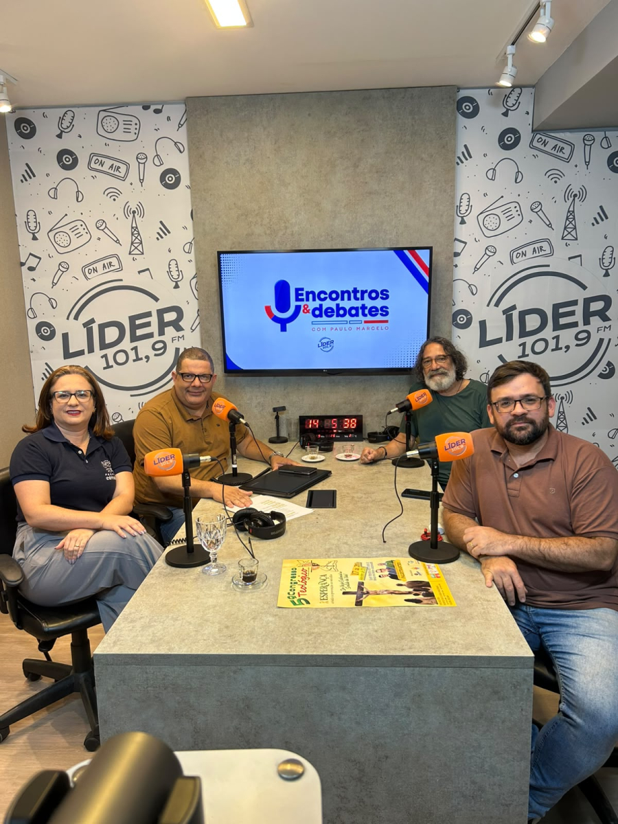 Jaciara Nascimento, CEO do Prepara Cérebro, participa do Encontros & Debates na Rádio Líder FM
