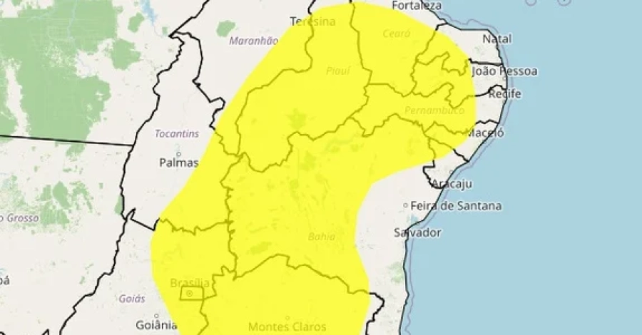 Alerta de baixa umidade atinge 47 municípios de Alagoas nesta quinta-feira (1º)