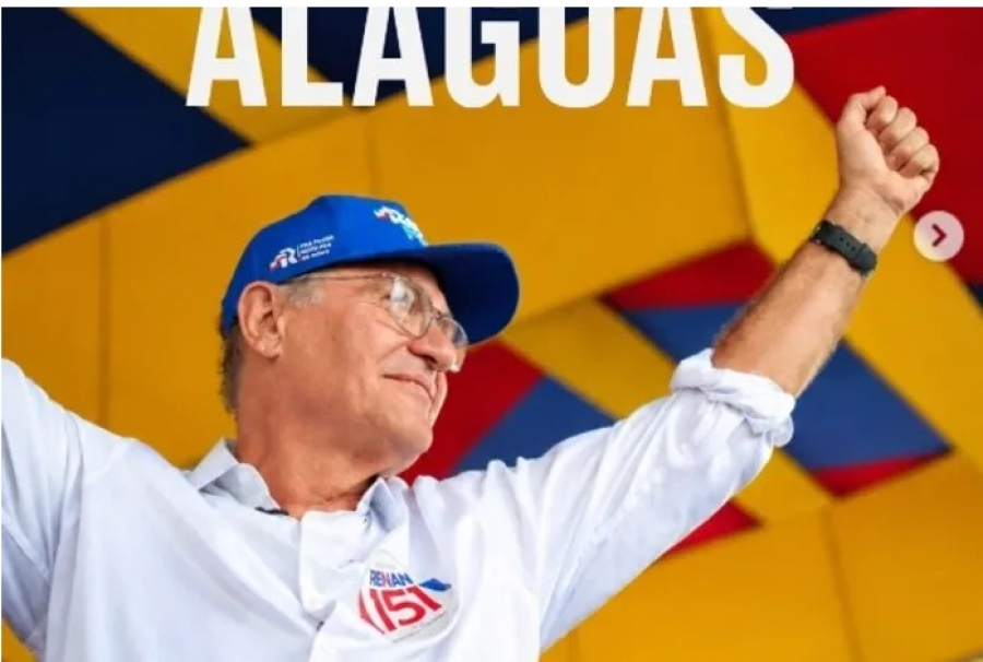 Renan Calheiros agradece votos e diz que seguirá trabalhando por Alagoas até o fim do mandato