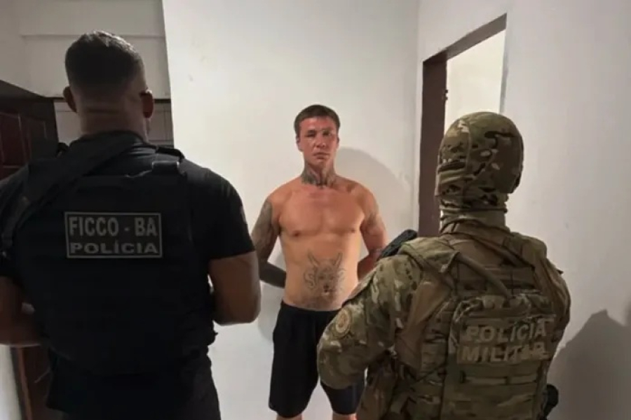 Ex-militar russo procurado pela Interpol é preso em Salvador suspeito de integrar esquema internacional do crime organizado