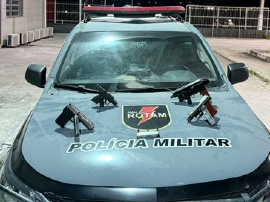Homem é preso com submetralhadora artesanal após troca de tiros com PM em União dos Palmares