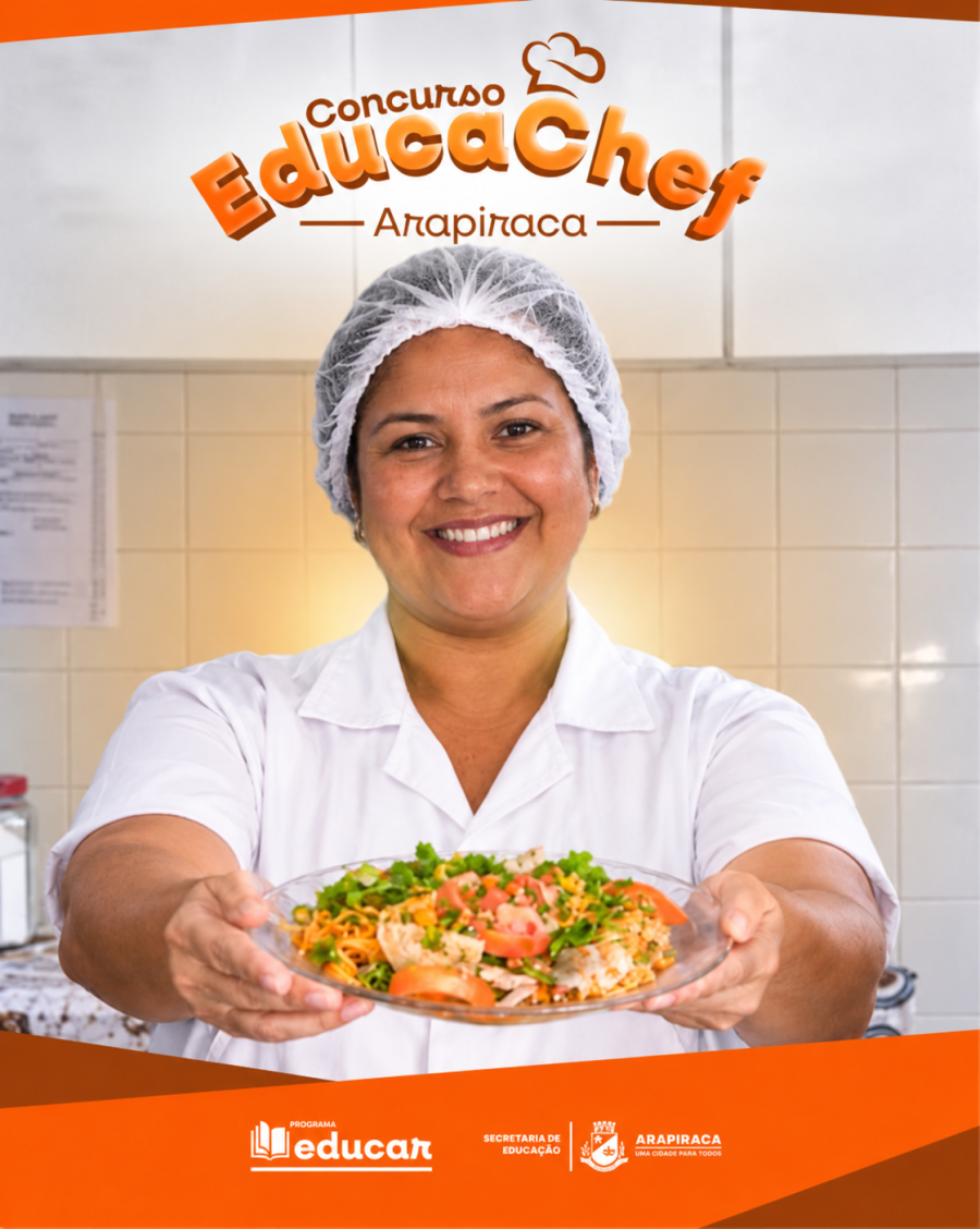 Arapiraca lança EducaChef para valorizar merendeiros da rede municipal