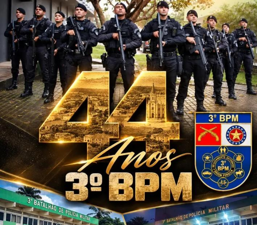 3º BPM celebra 44 anos de história e atuação na segurança pública em Arapiraca