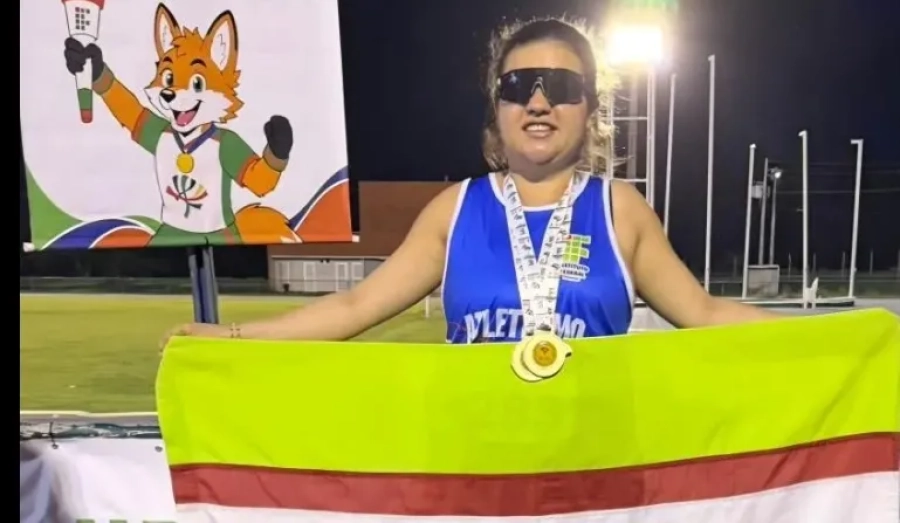 Estudante com deficiência visual do Ifal Arapiraca é campeã brasileira nos Jogos dos Institutos Federais