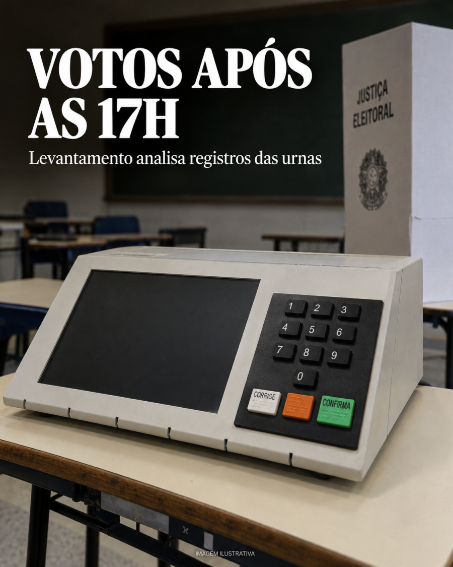 Votos registrados entre 17h e 19h representam menos de 1% da diferença entre Lula e Flávio Bolsonaro