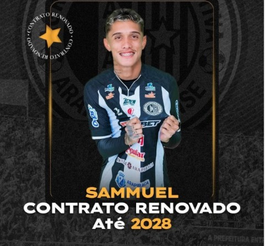 ASA renova contrato do meia Sammuel até 2028