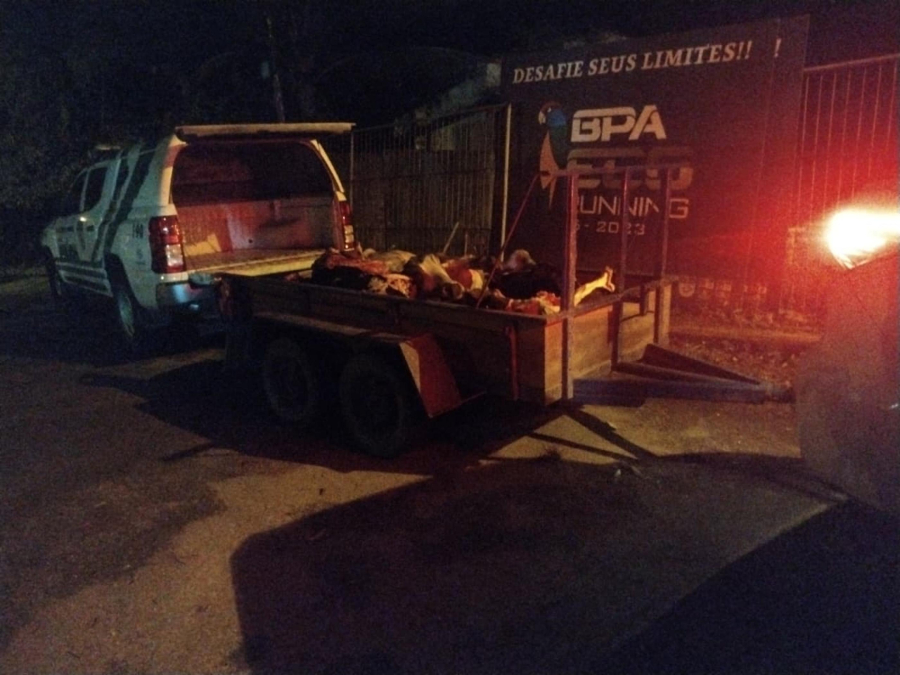 Polícia Militar fecha abatedouro clandestino por crimes ambientais em Porto Real do Colégio