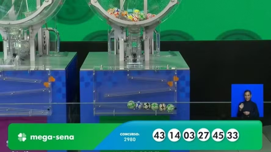 Nenhuma aposta acerta seis números, e prêmio da Mega-sena acumula em R$ 50 milhões
