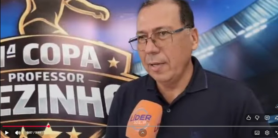 Vídeo- Lançada a 1ª Copa Professor Zezinho Nascimento de Futebol de Base 2026