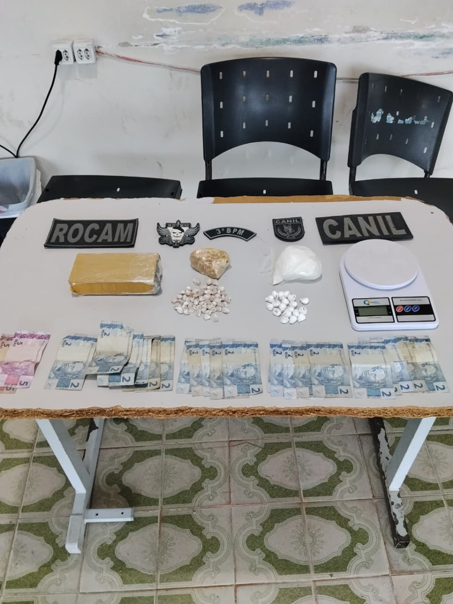 Homem, de 29 anos, é preso com entorpecentes na zona rural de Craíbas