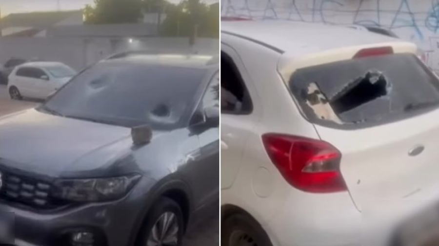 Vídeo- PC investiga danos a veículos em Arapiraca, após partida entre ASA e CRB