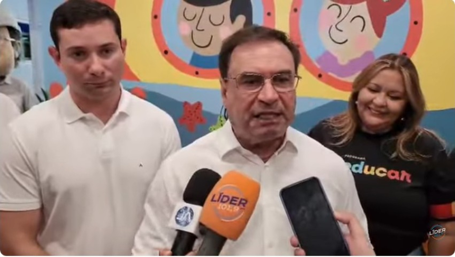 Vídeos- Prefeito Luciano Barbosa entrega creche no bairro Cavaco 