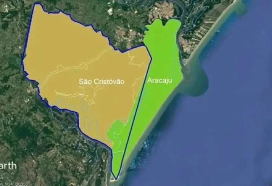 Justiça manda Aracaju devolver 11% do seu território a cidade vizinha