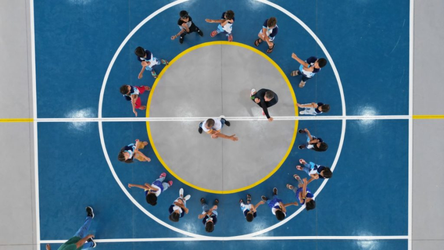 Vídeos-Prefeito Luciano Barbosa inaugura quadra Poliesportiva do Residencial Agreste