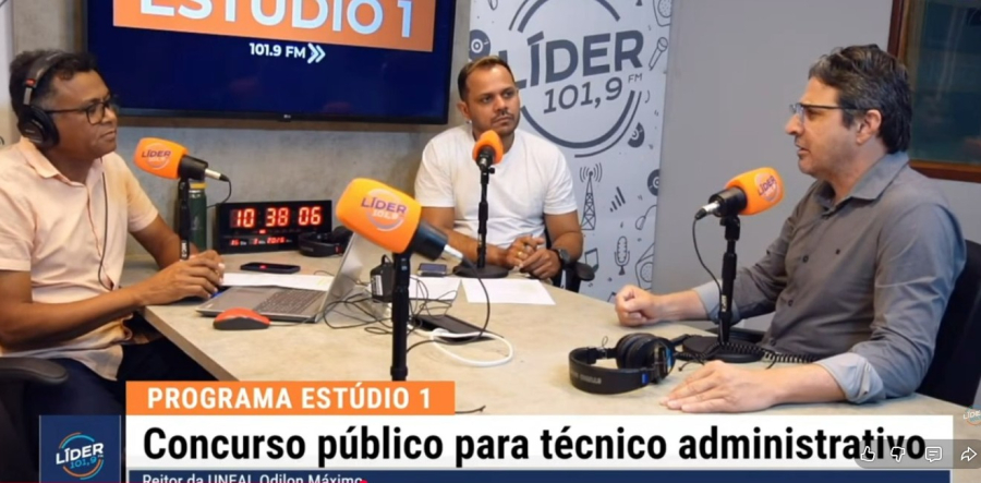 Vídeo- Reitor Odilon Máximo fala sobre novo concurso na UNEAL