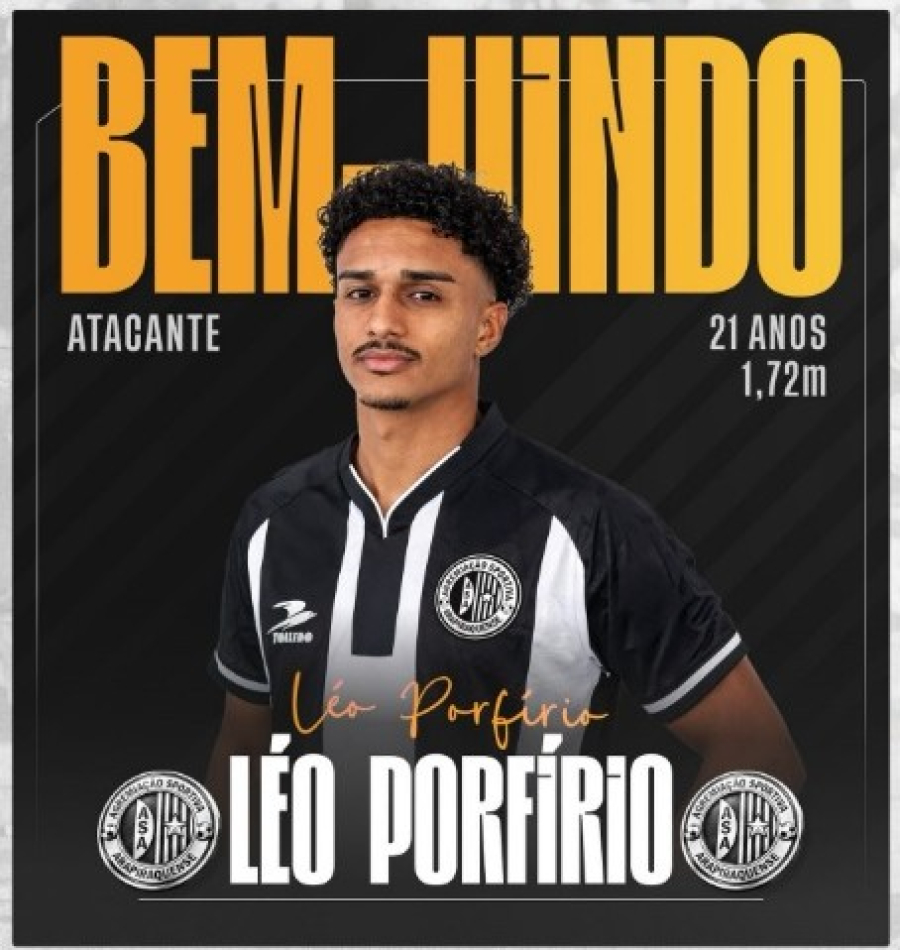 ASA anuncia atacante Léo Porfírio 