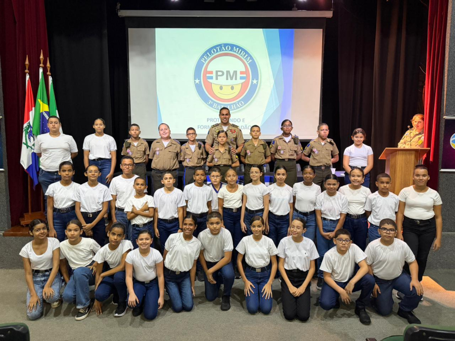 3º Batalhão da Polícia Militar inicia à 15ª turma do Projeto Pelotão Mirim