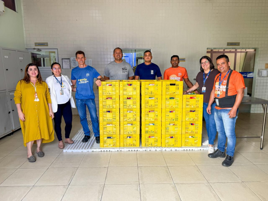 Fé e solidariedade: Paixão de Cristo de Arapiraca arrecada 573 kg de alimentos e doa para o Sesc Mesa Brasil