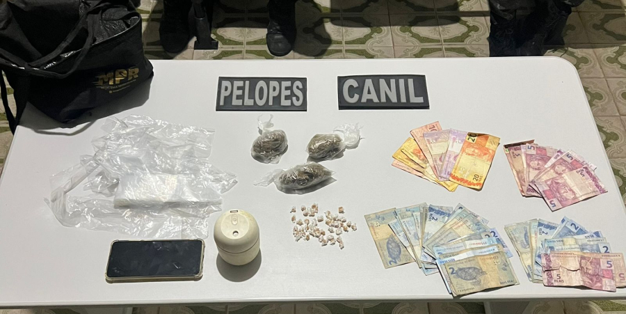 PM prende homem de 48 anos e apreende drogas no bairro Manoel Teles