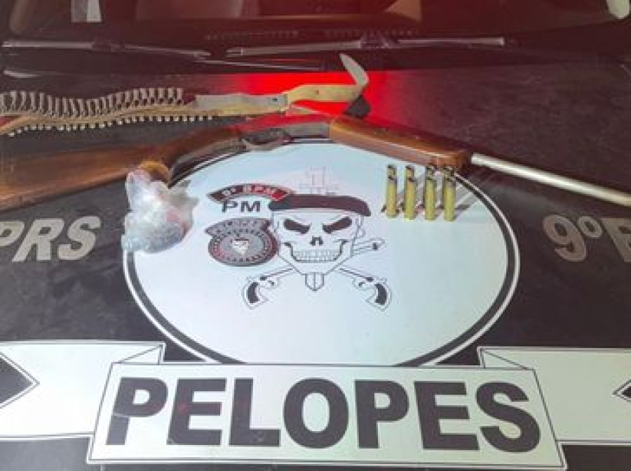 Dois homens são presos por posse ilegal de armas no Sertão de Alagoas