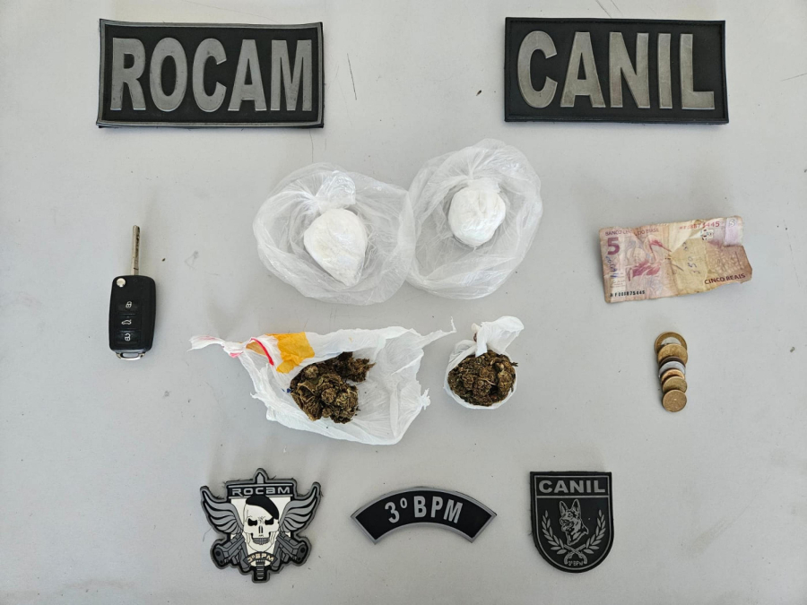 Polícia apreende drogas durante abordagem em Arapiraca