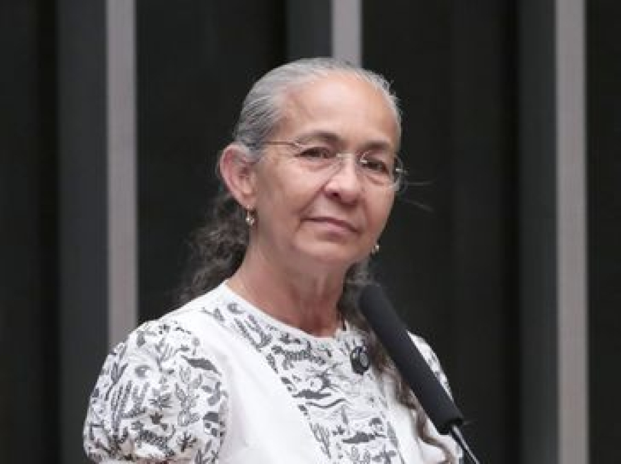 Heloísa Helena retoma atividades na Câmara após morte do filho