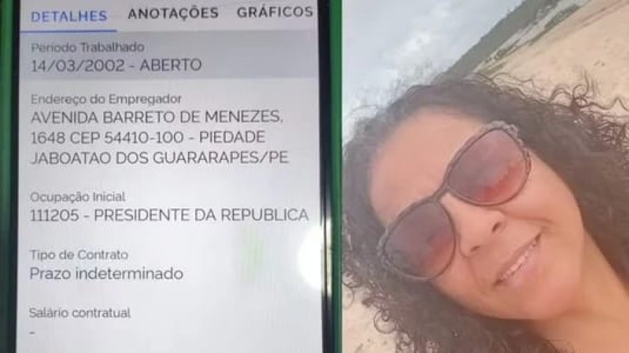 Erro em sistema registra técnica de enfermagem como “presidente da República” por mais de 20 anos em PE