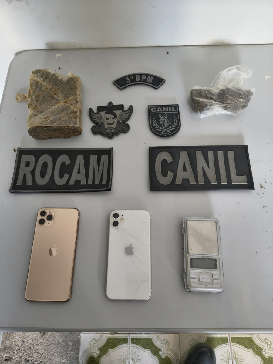 Polícia apreende quase meio quilo de maconha em residência no Vale da Perucaba