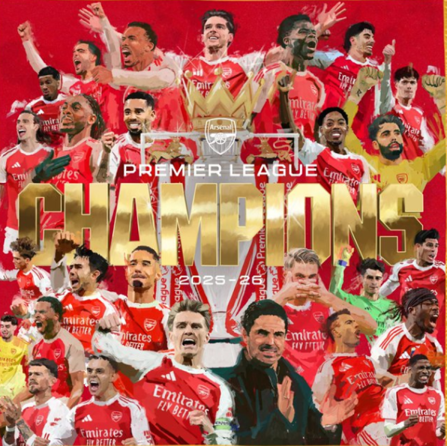 Campeão inglês, Arsenal celebra fim do jejum na Premier League