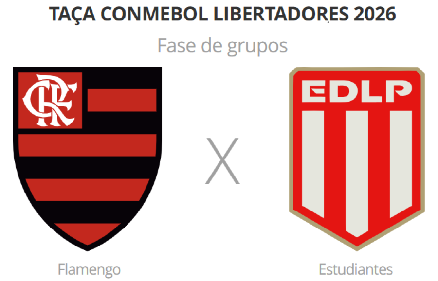 Flamengo x Estudiantes: onde assistir ao vivo, horário e escalações