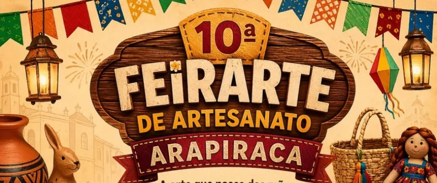 Feirarte chega à 10ª edição e leva artesanato, cultura e gastronomia para Canafístula