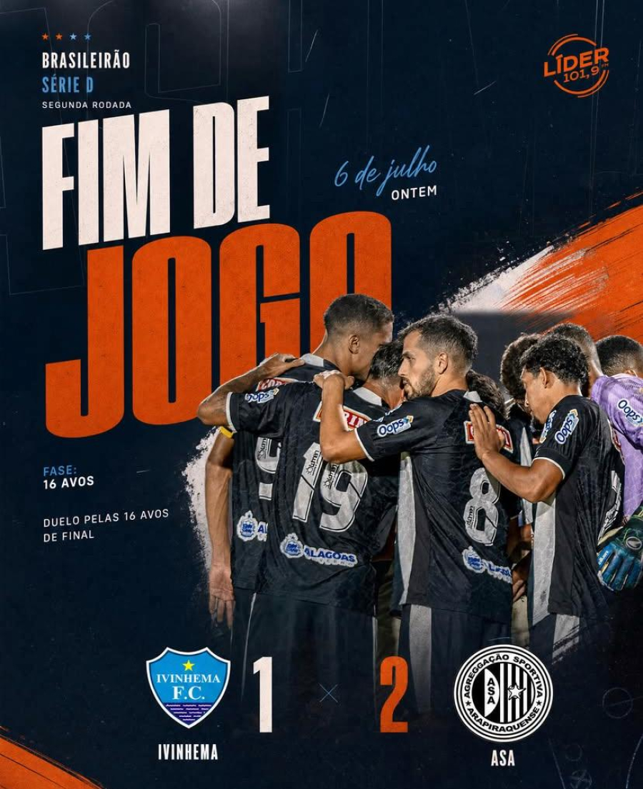 ASA vence o Ivinhema fora de casa e abre vantagem na luta por vaga nas oitavas da Série D