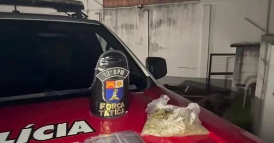 Homem é preso com 270 gramas de maconha durante ação da PM na Cidade Universitária