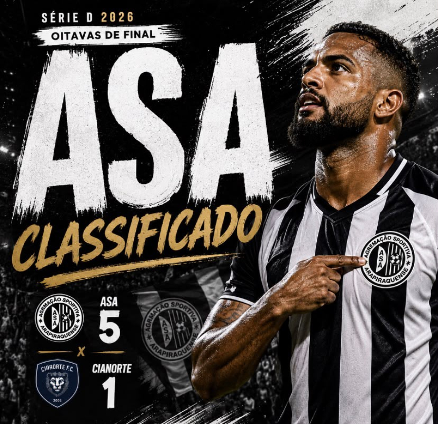 ASA goleia o Cianorte, confirma classificação e fica a dois jogos do acesso à Série C