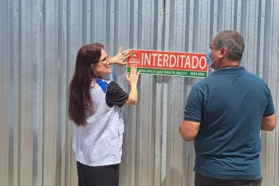 Lavanderia que atende hospitais é interditada por irregularidades sanitárias em Maceió