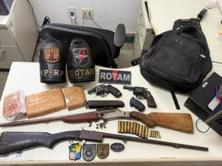 Operação Desarme apreende 2,2 kg de cocaína e cinco armas em Sergipe